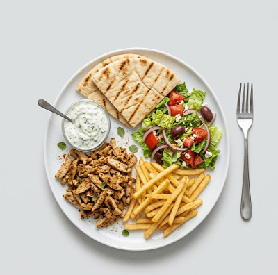 Portion Of Chicken Gyro 