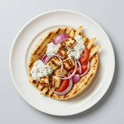 Halloumi Pita Wrap 