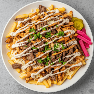Mixed Gyro Loaded Fries 