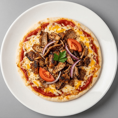 Kids Pita Pizza Pork Gyros 